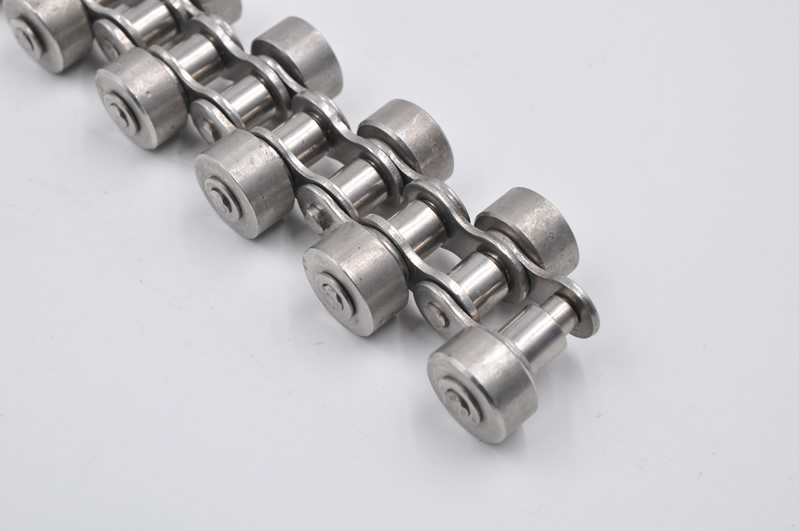 侧置，顶置滚轮链条