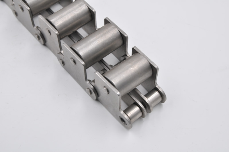 侧置，顶置滚轮链条